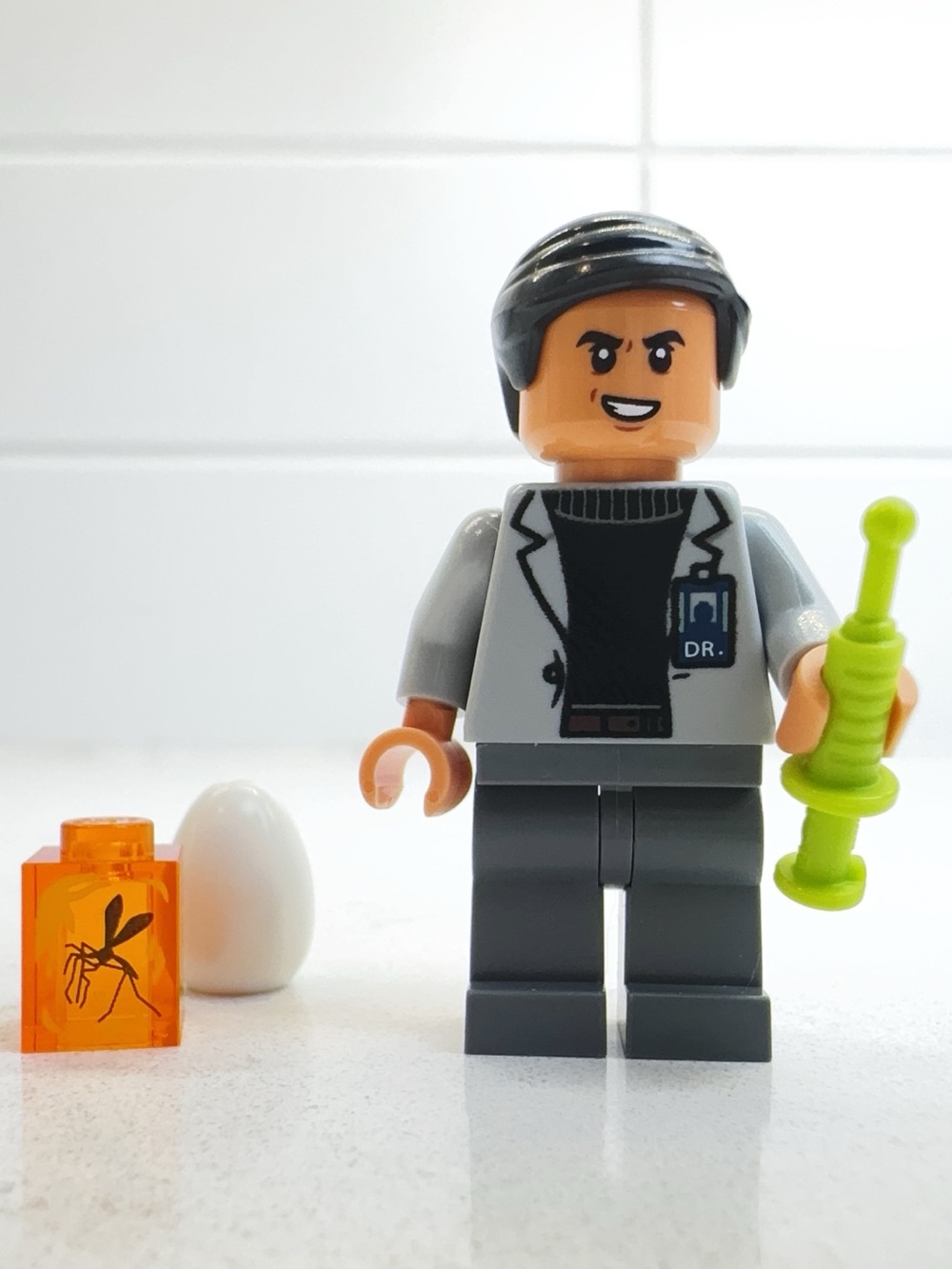 Lego Minifig - Jurassic World - Dr. Henry Wu
